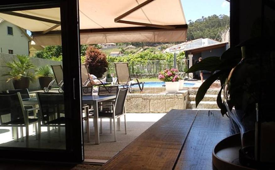 Villa Casa Piscina Boleros à Combarro Extérieur photo